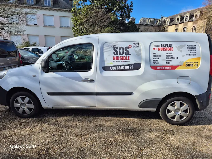 Véhicule SOS Nuisible 56 – Erwan Tétard, expert dératisation Morbihan